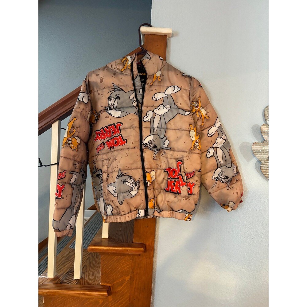 South Pole Tom and Jerry puffer winter coat jacket boys 10/12 medium